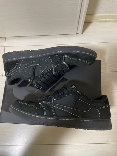 Travis Scott × Nike Air Jordan 1 Low OG SP "Black Phantom"