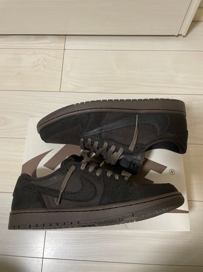 Travis Scott × Nike Air Jordan 1 Low OG SP "Velvet Brown and Dark Mocha"