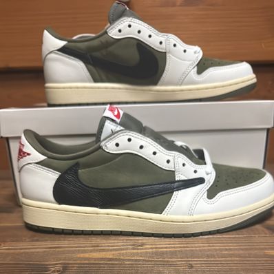 Travis Scott × Nike Air Jordan 1 Low OG SP "Reverse Olive"