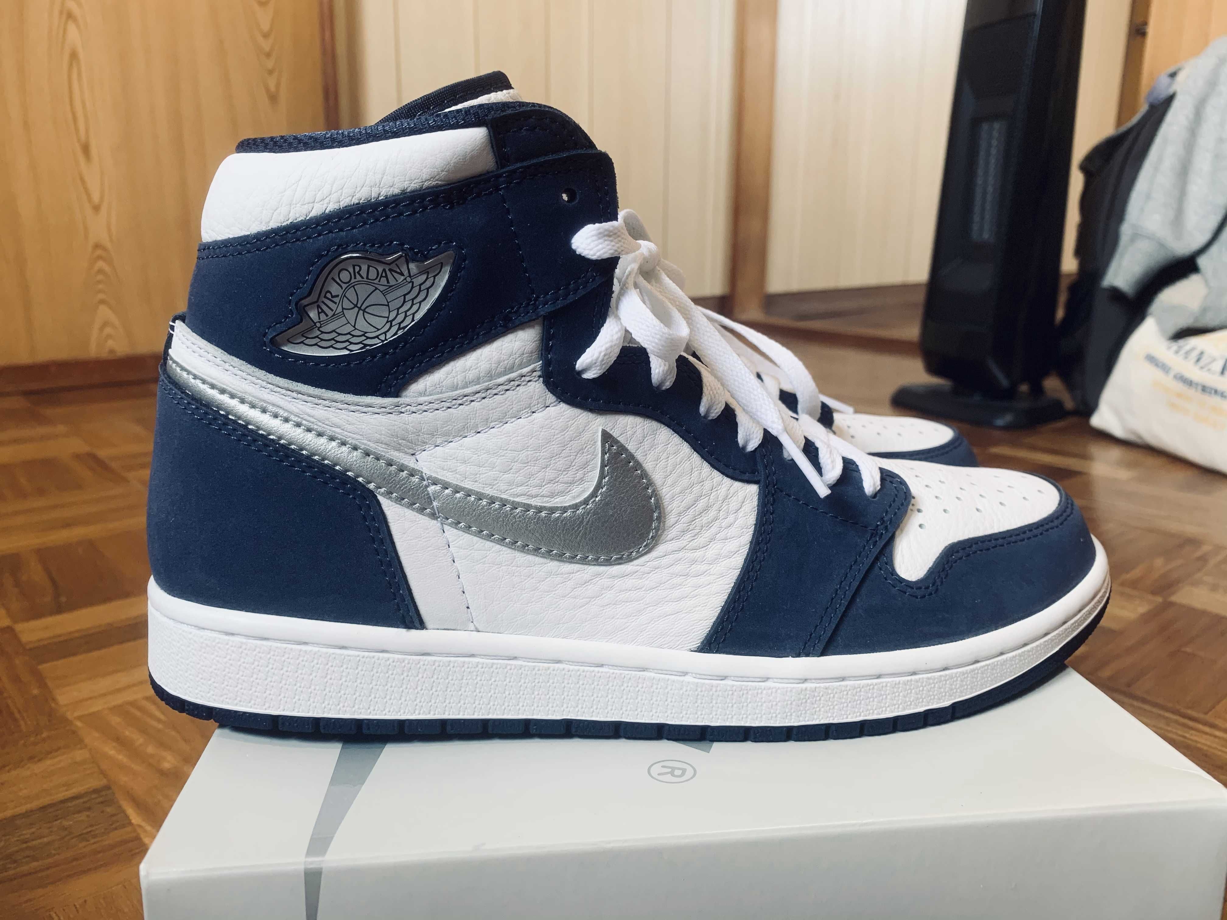 Nike Air Jordan 1 High OG CO.JP "White/Midnight Navy" (2020)(ブリーフケースなし)