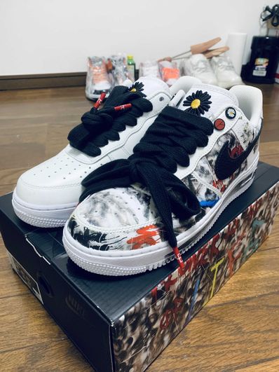 PEACEMINUSONE × Nike Air Force 1 Low "Para-noise/White/Black" / G-DRAGON