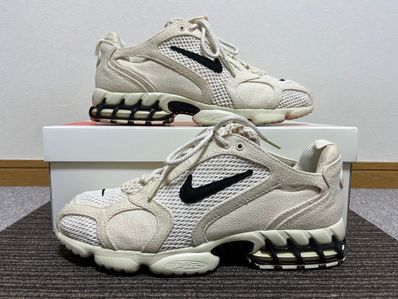 Stussy × Nike Air Zoom Spiridon CG 2 "Fossil/Black"
