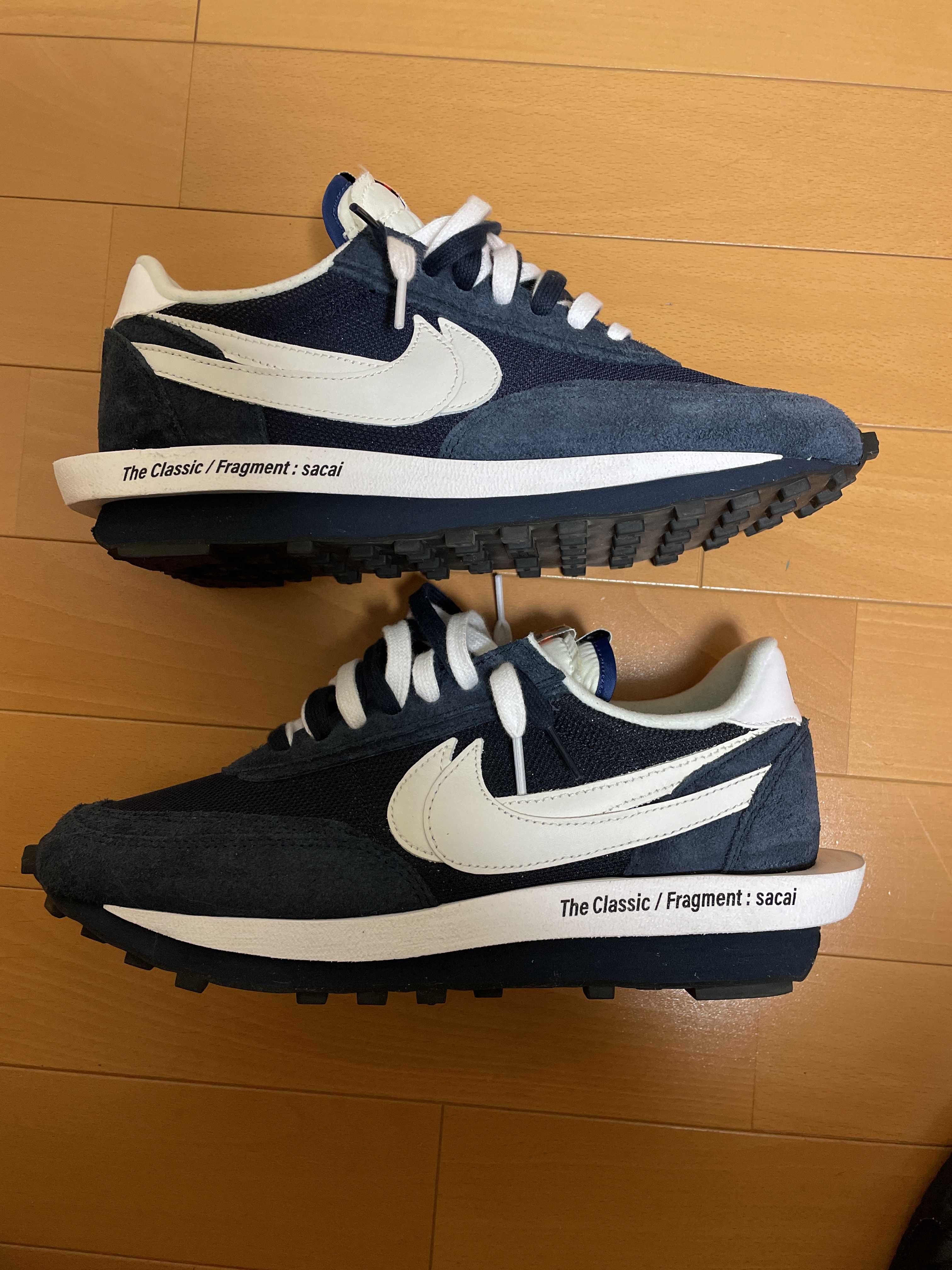 Fragment × sacai × Nike LD Waffle "Blackended Blue"