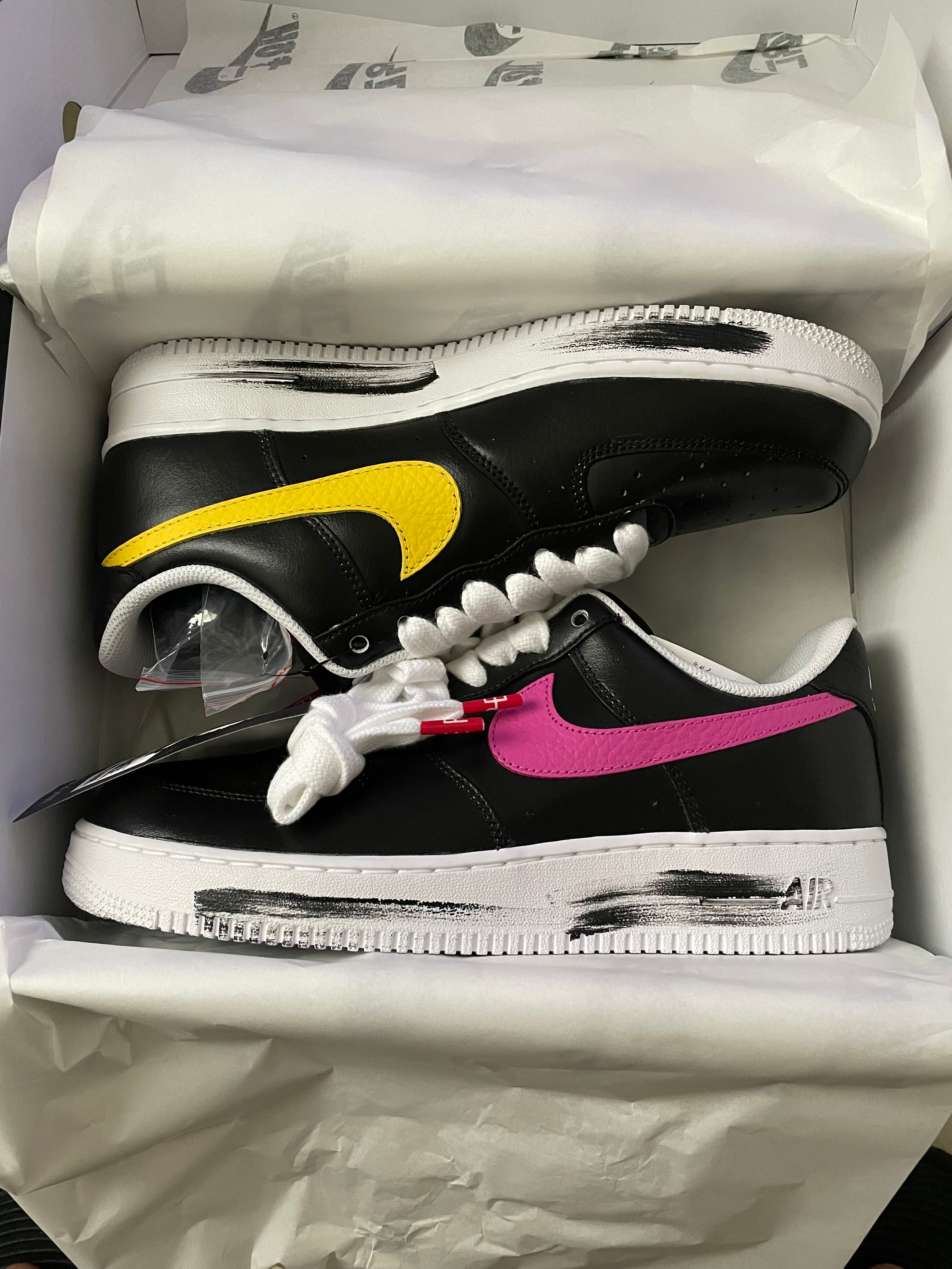 PEACEMINUSONE × Nike Air Force 1 Low '07 Para-Noise 3.0 "Black and Multi-Color" / G-DRAGON