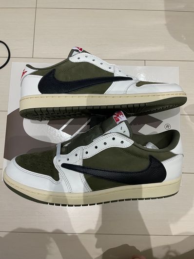 Travis Scott × Nike Air Jordan 1 Low OG SP "Reverse Olive"