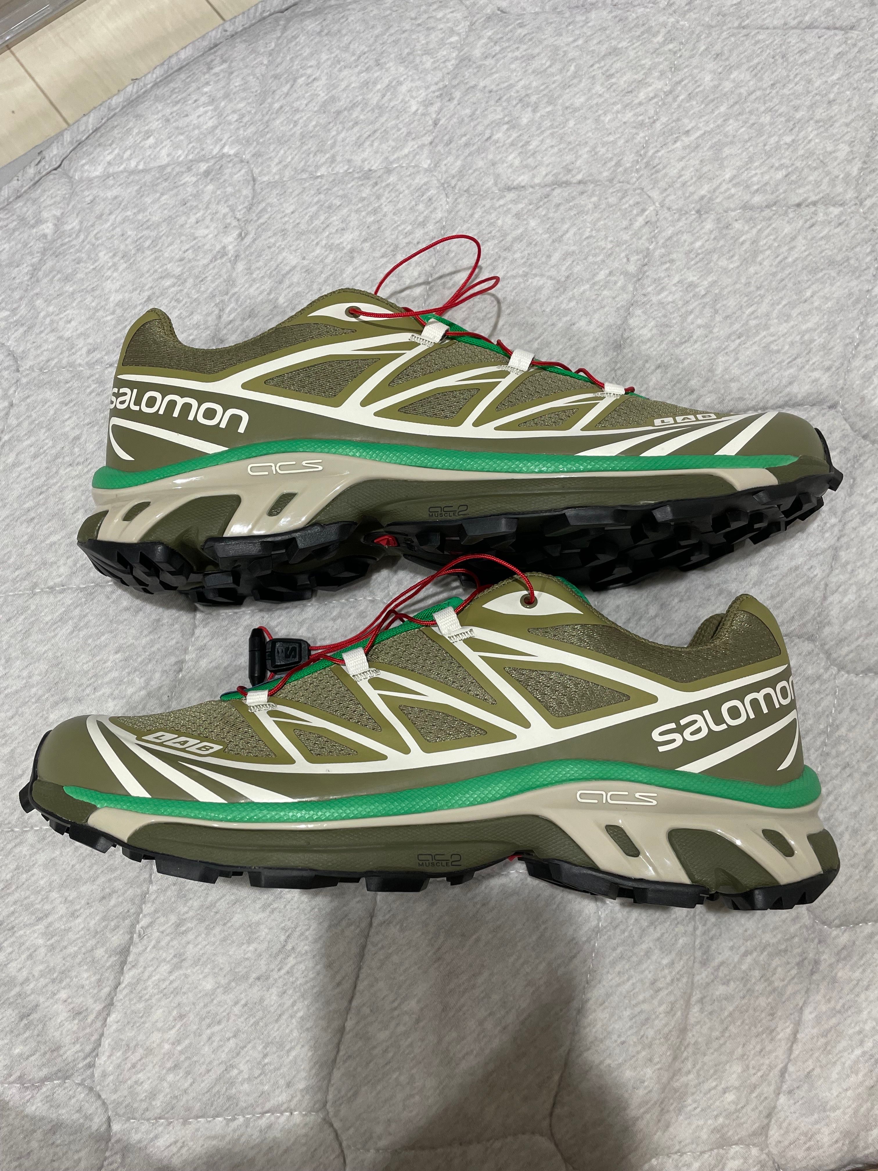 Salomon XT-6 "Dried Herb/Deep Lichen Green/Bright Green"
