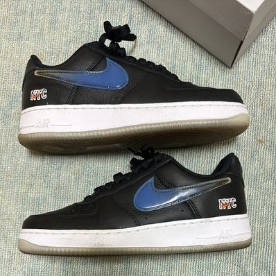 KITH × Nike Air Force 1 Low New York Knicks "Black/Brilliant Orange/Rush/Brilliant White"