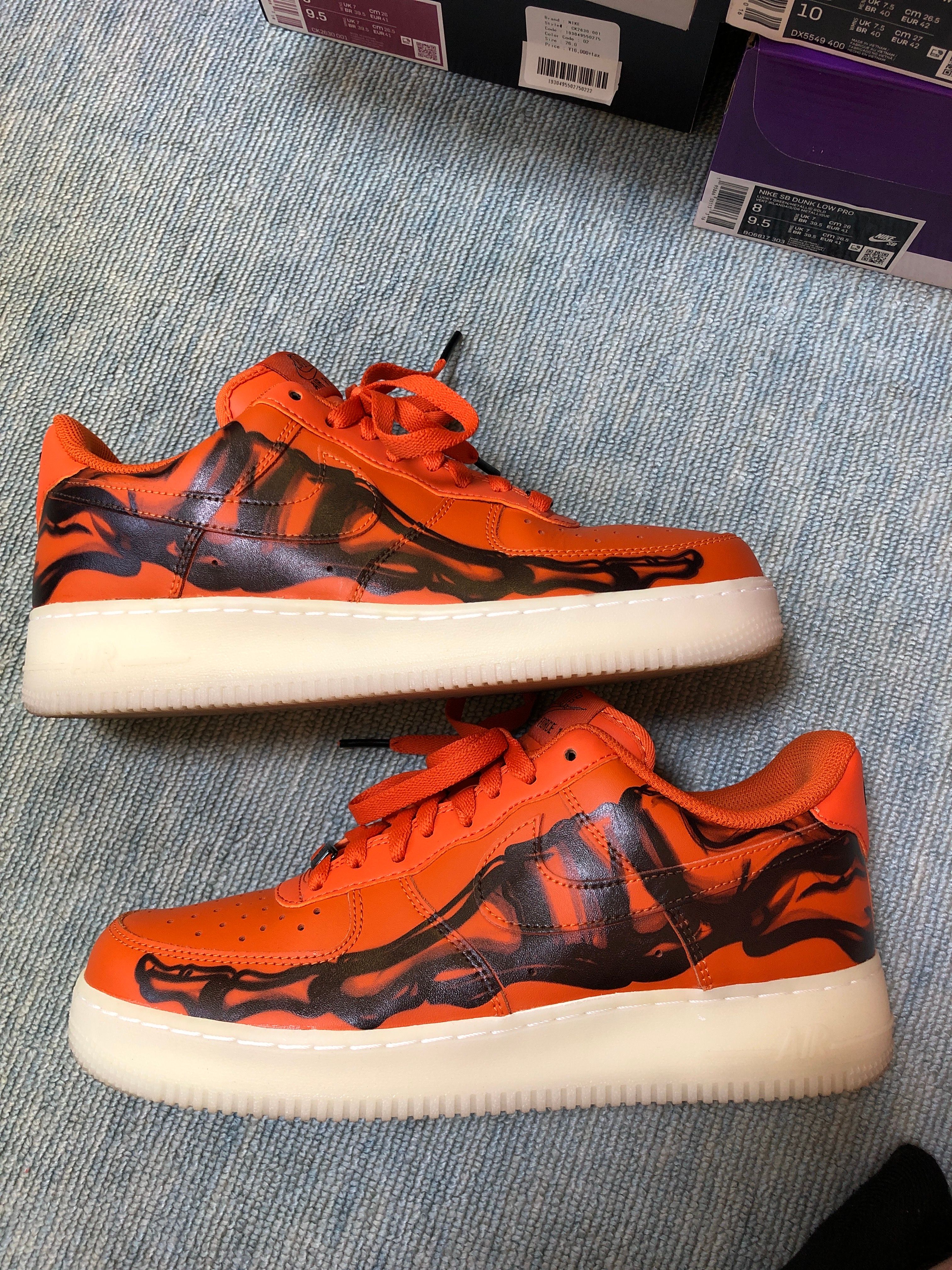 Nike Air Force 1 Low "Orange Skelton"