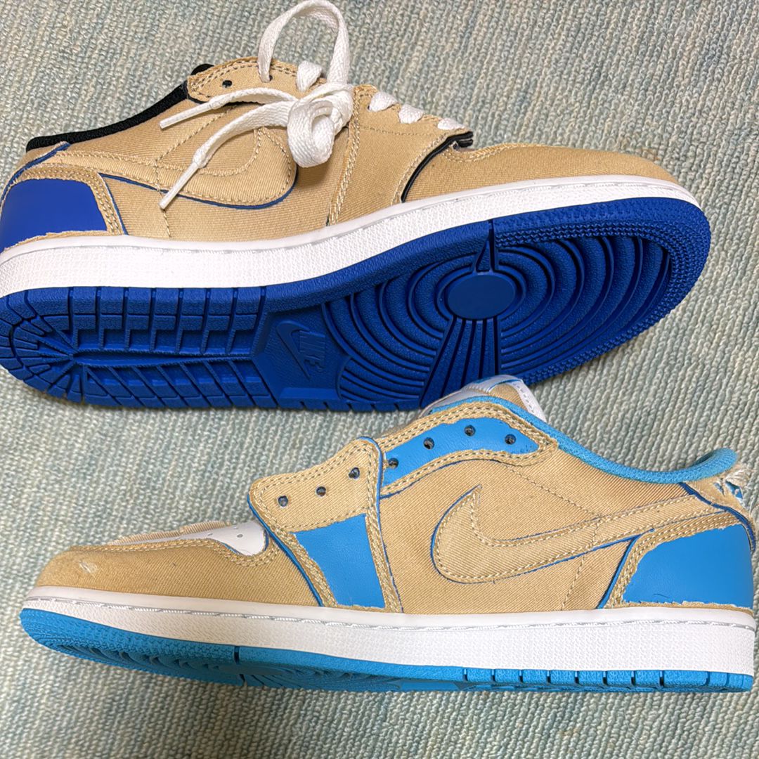 Nike SB Air Jordan 1 Low "Desert Ore/Royal Blue" 