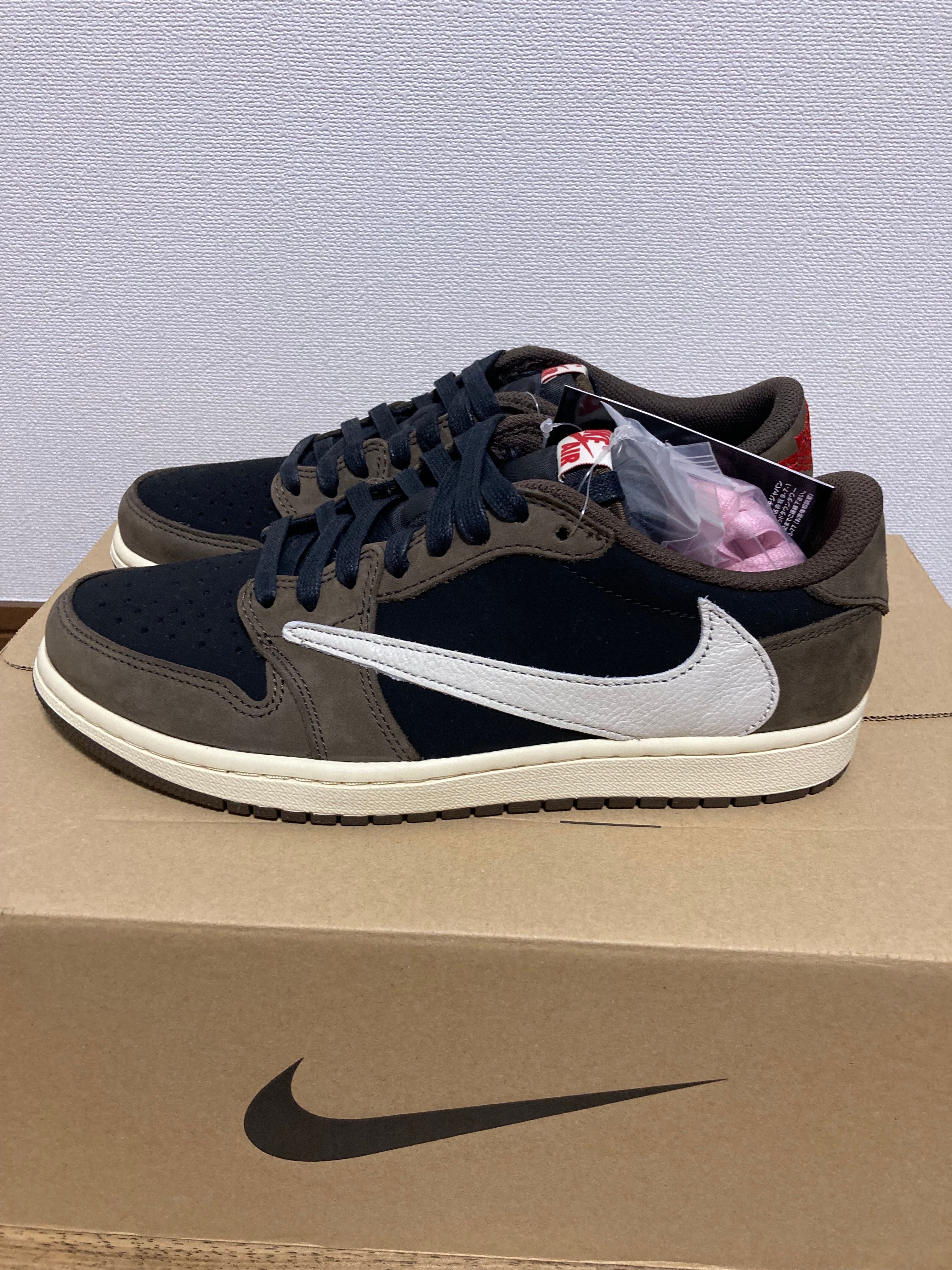 Travis Scott × Nike Air Jordan 1 Low OG SP-T  "Black/Dark Mocha"
