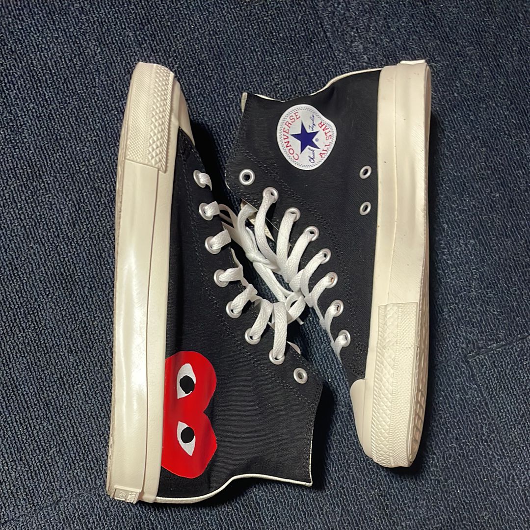PLAY COMME des GARCONS × Converse All Star Hi "Black"