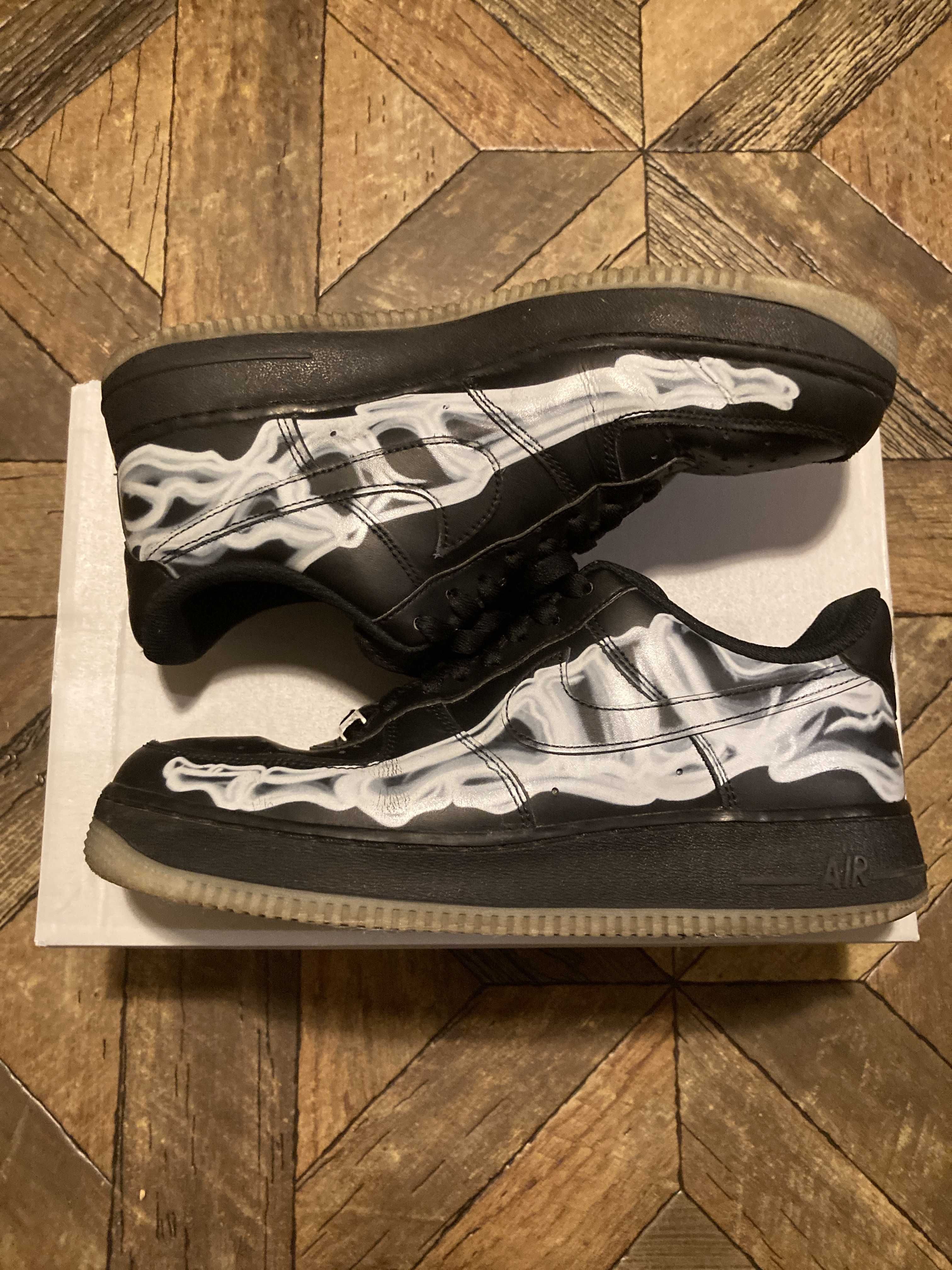 Nike Air Force 1 Low "Black Skeleton"