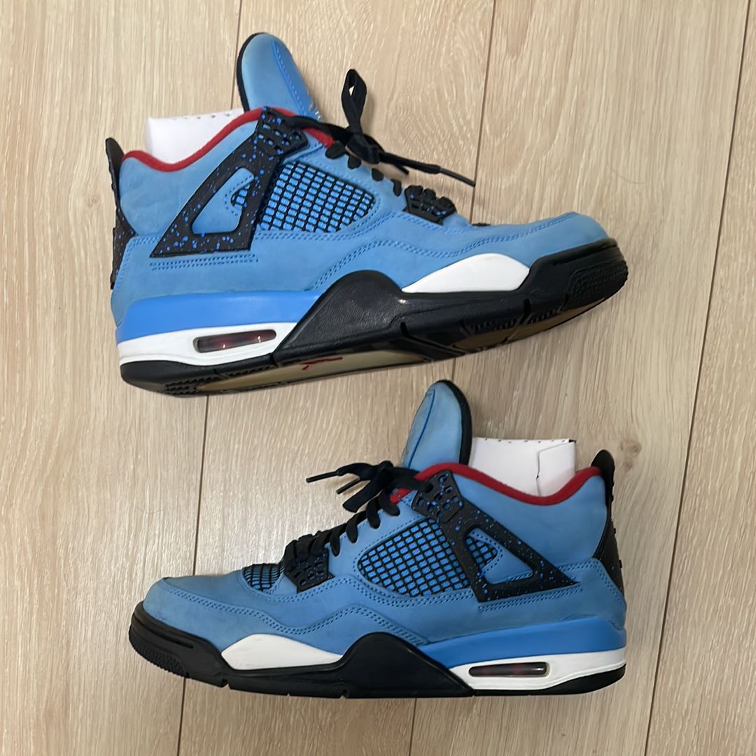 Travis Scott × Nike Air Jordan 4 Retro Cactus Jack "University Blue"