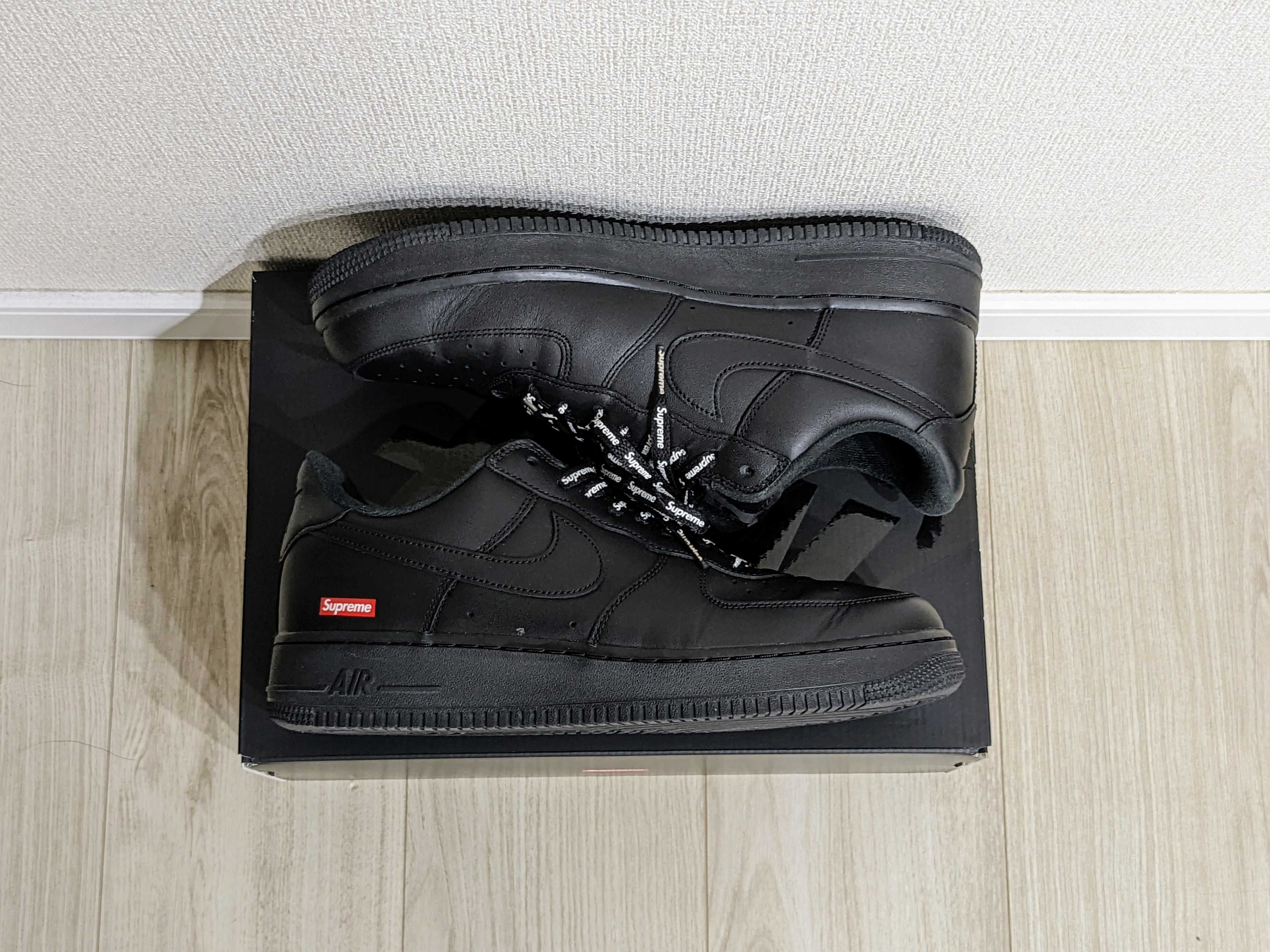 Supreme × Nike Air Force 1 Low "Black"