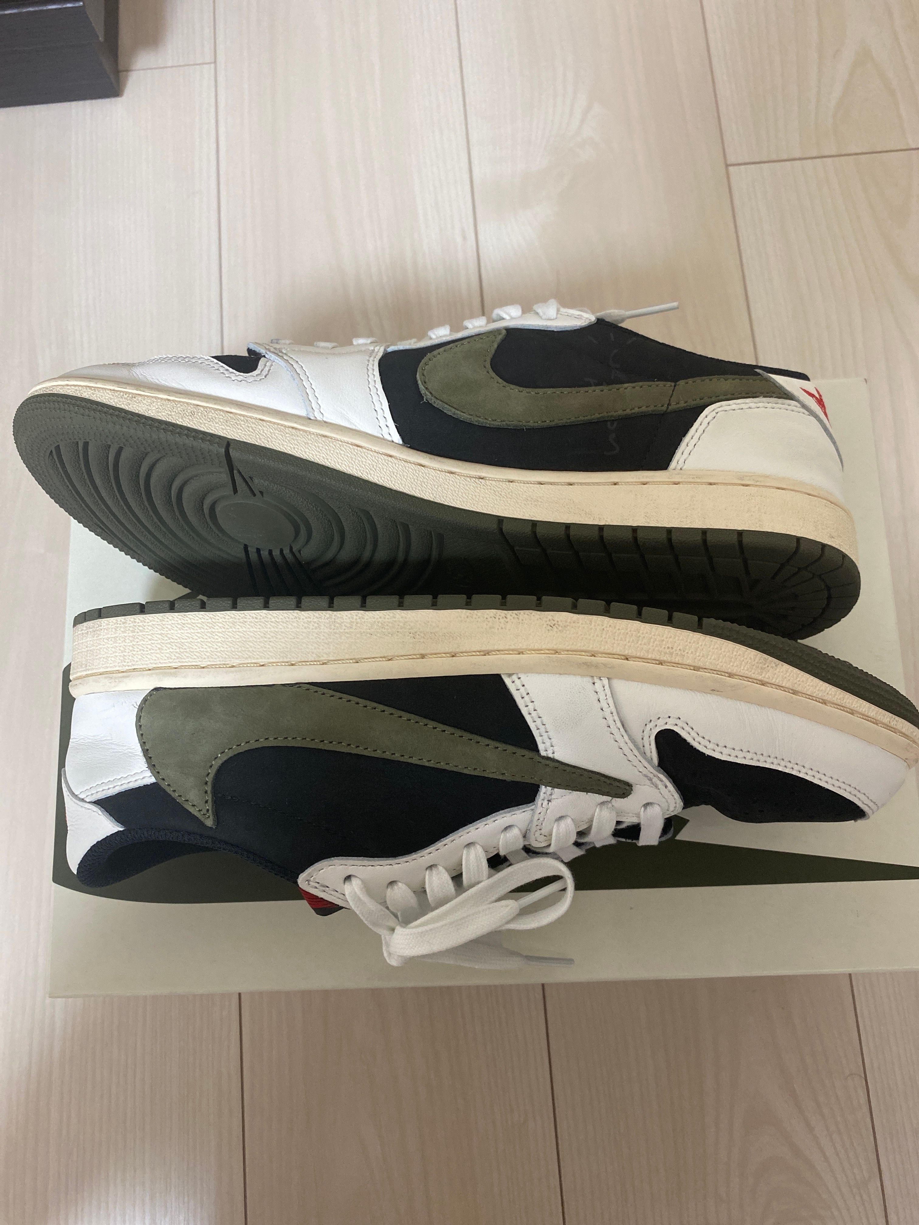 Travis Scott × Nike Women's Air Jordan 1 Low OG "Medium Olive"