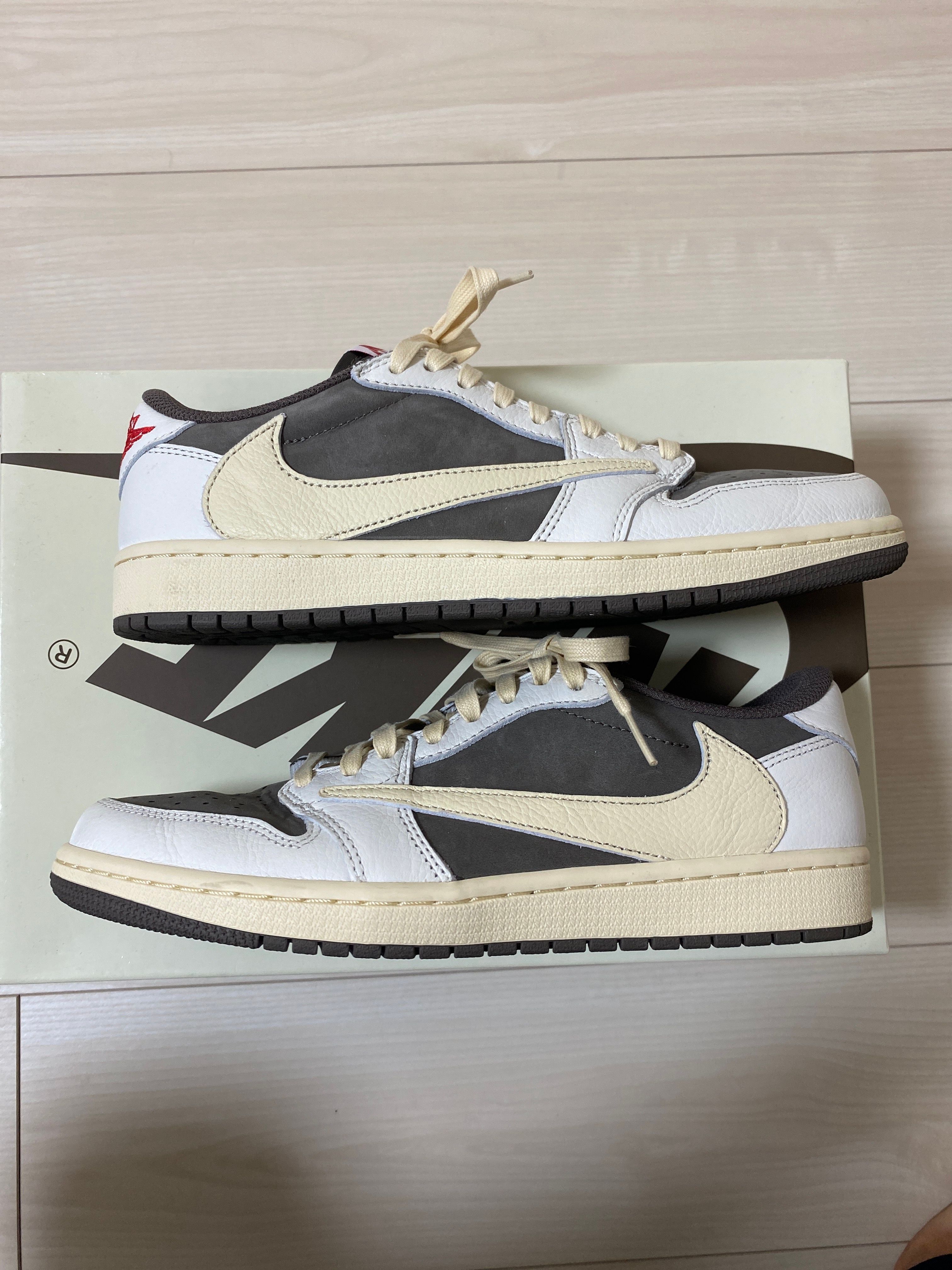 Travis Scott × Nike Air Jordan 1 Low OG SP "Reverse Mocha/Sail and Ridgerock"