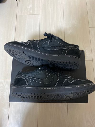 Travis Scott × Nike Air Jordan 1 Low OG SP "Black Phantom"