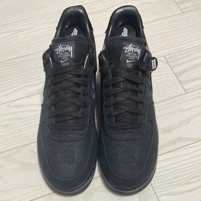 Stussy × Nike Air Force 1 Low "Triple Black"
