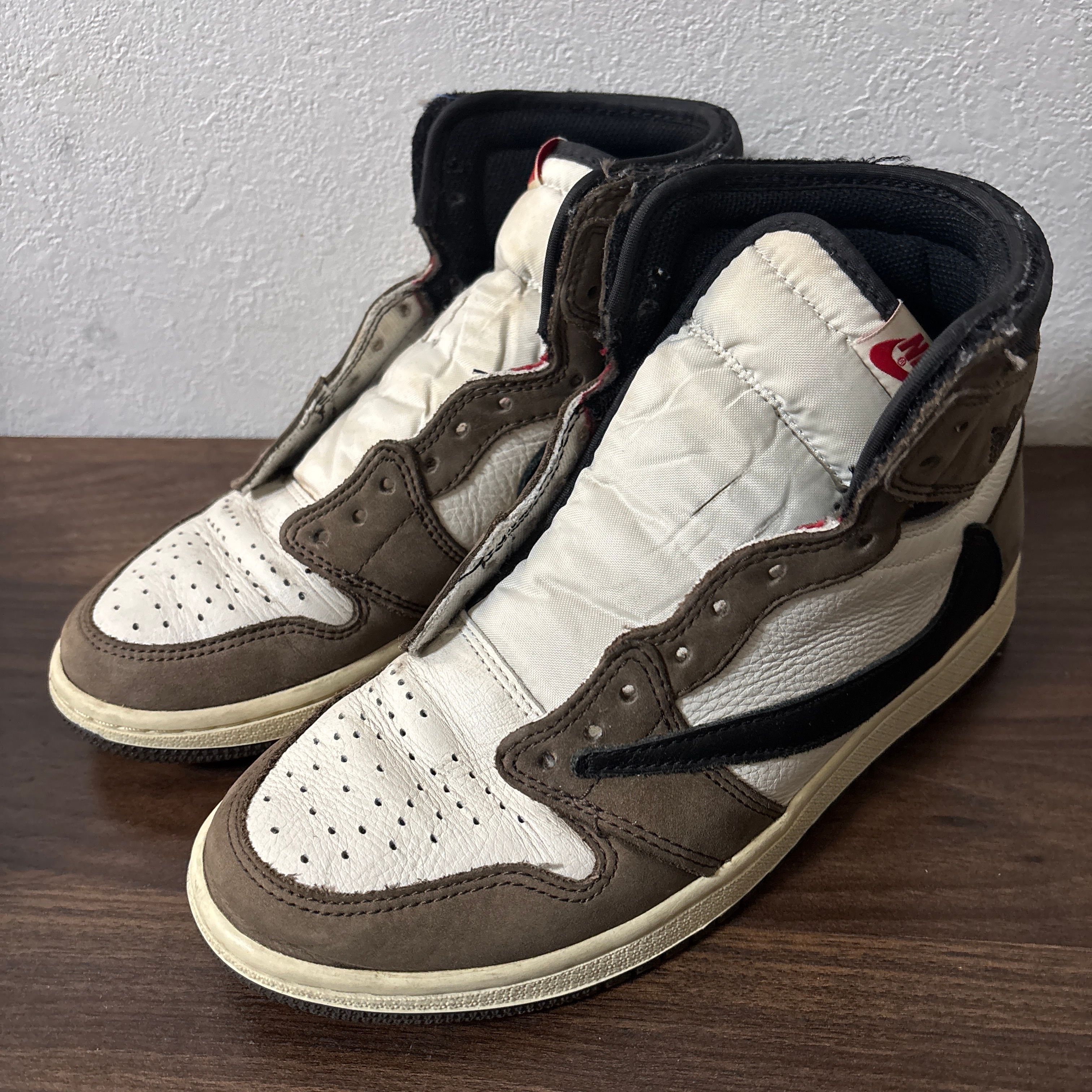 NIKE travis Scott ダークモカ28cm 未開封品 Travis Scott × Nike CJ1 T-Rexx / Jordan Jumpman Jack TR