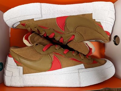 SACAI × NIKE BLAZER LOW "BRITISH TAN"