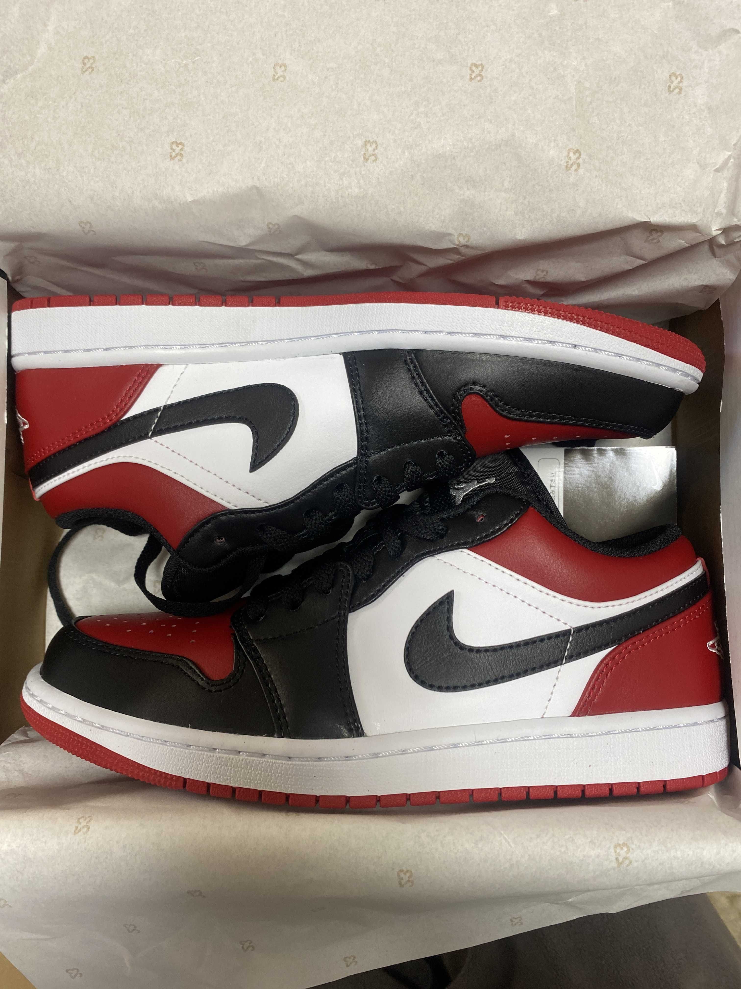 Nike Air Jordan 1 Low "Bred Toe"