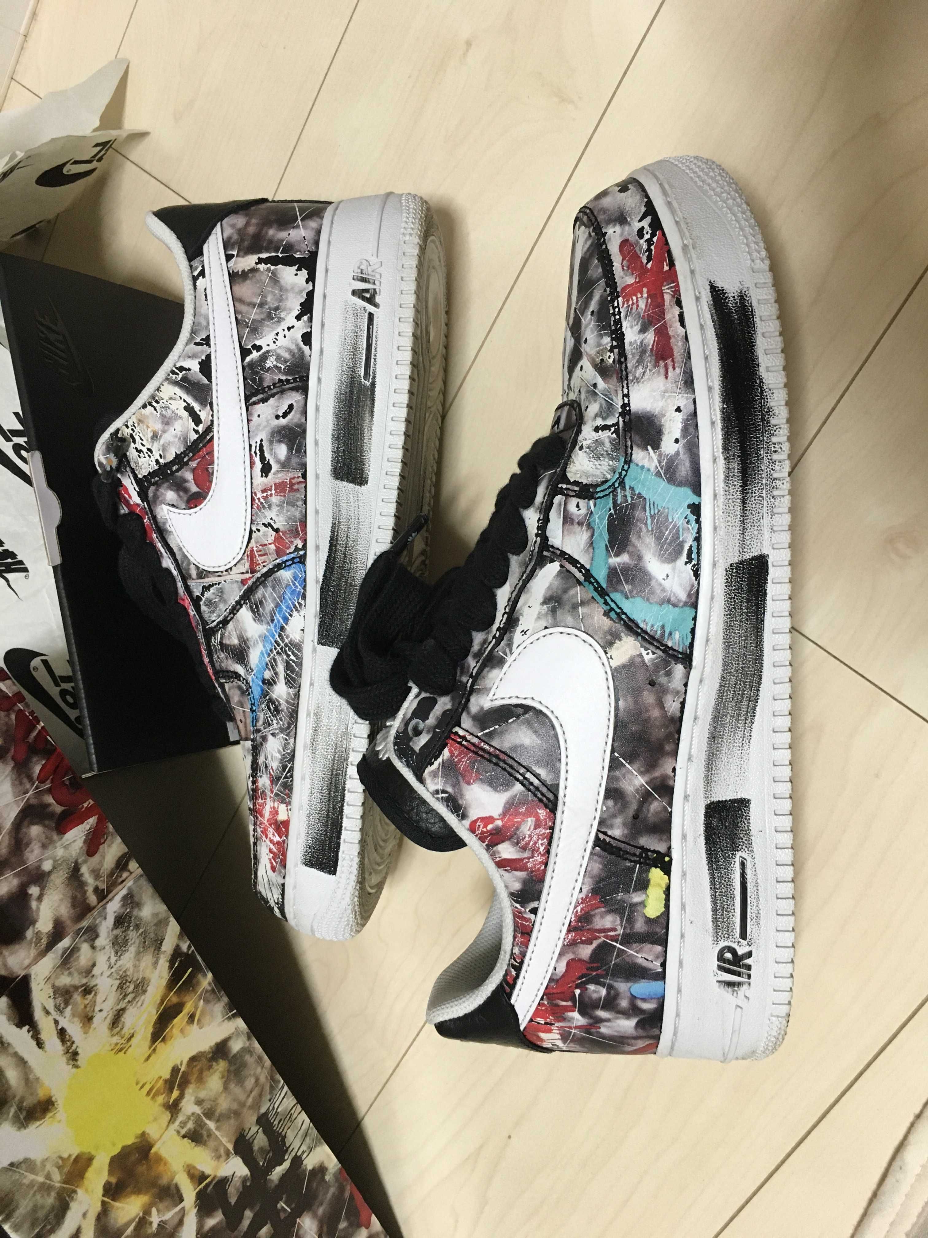 PEACEMINUSONE × Nike Air Force 1 Low Para Noise "Black" / G-DRAGON