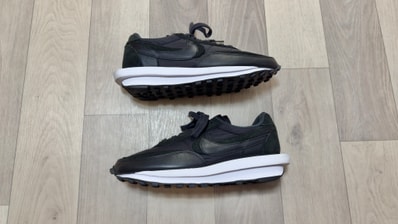 sacai × Nike LDV Waffle "Triple Black"