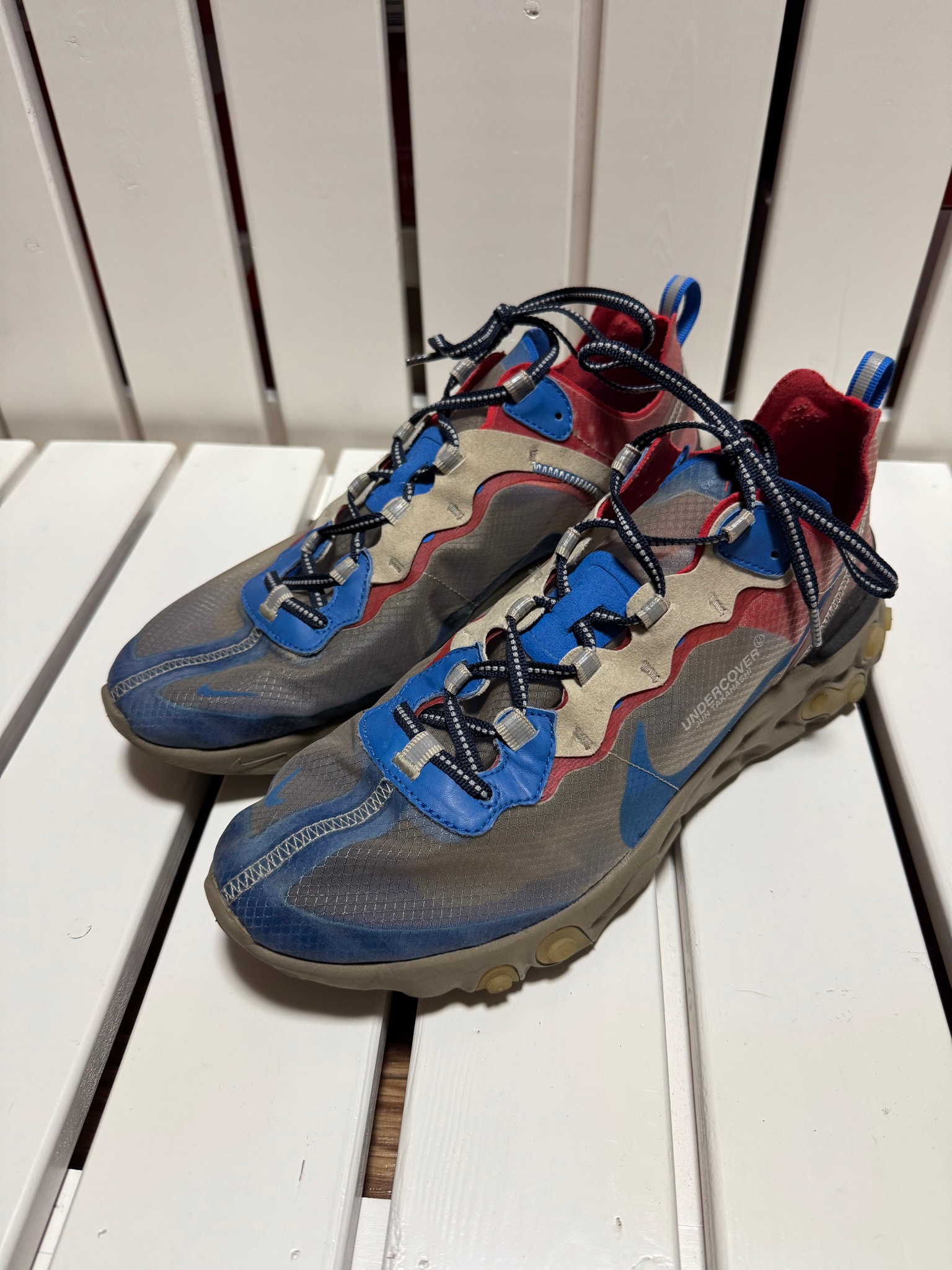 UNDERCOVER × NIKE REACT ELEMENT 87 "BLUE/RED"