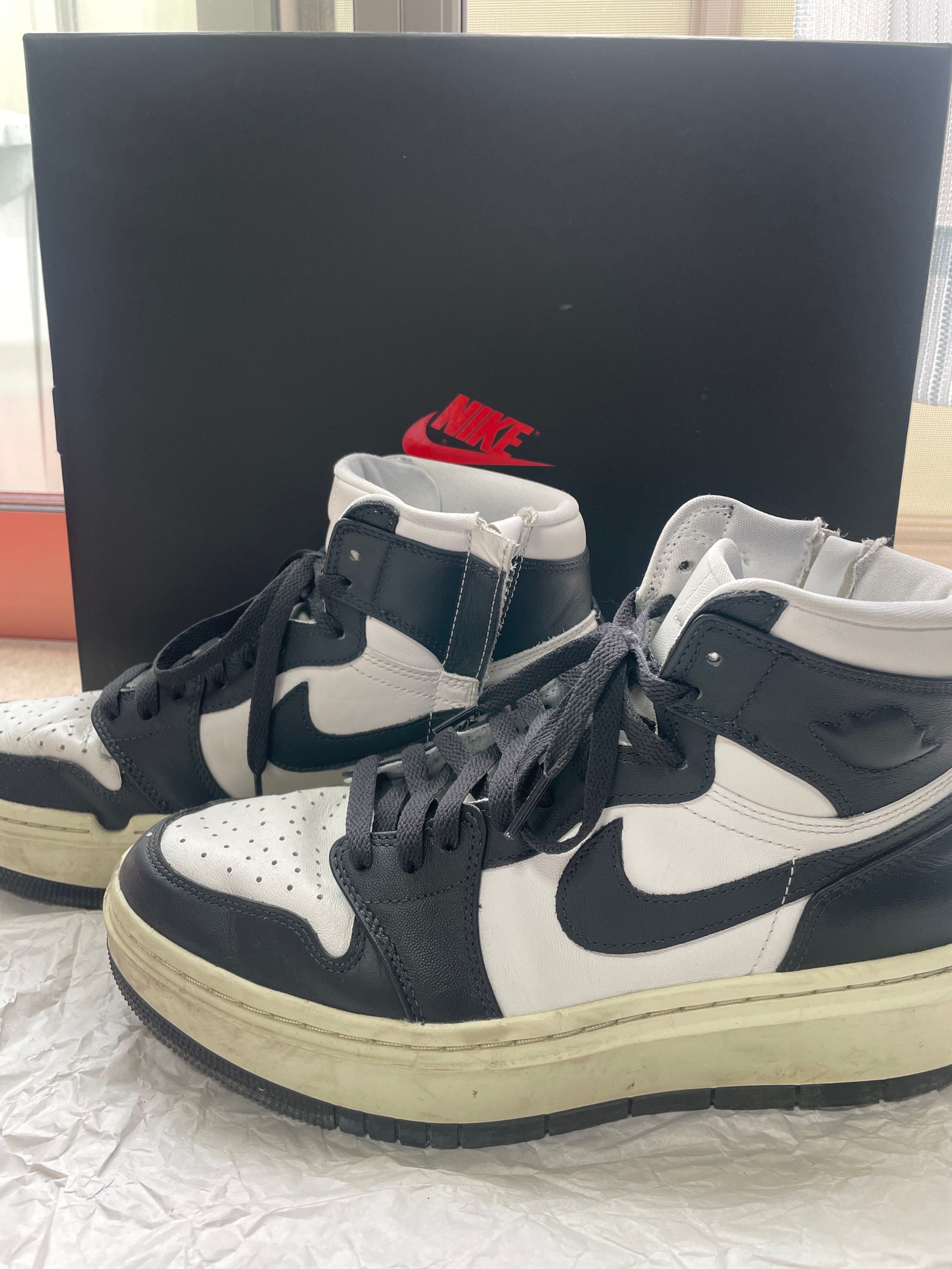 Nike Women's Air Jordan 1 High Elevate "Black and White"