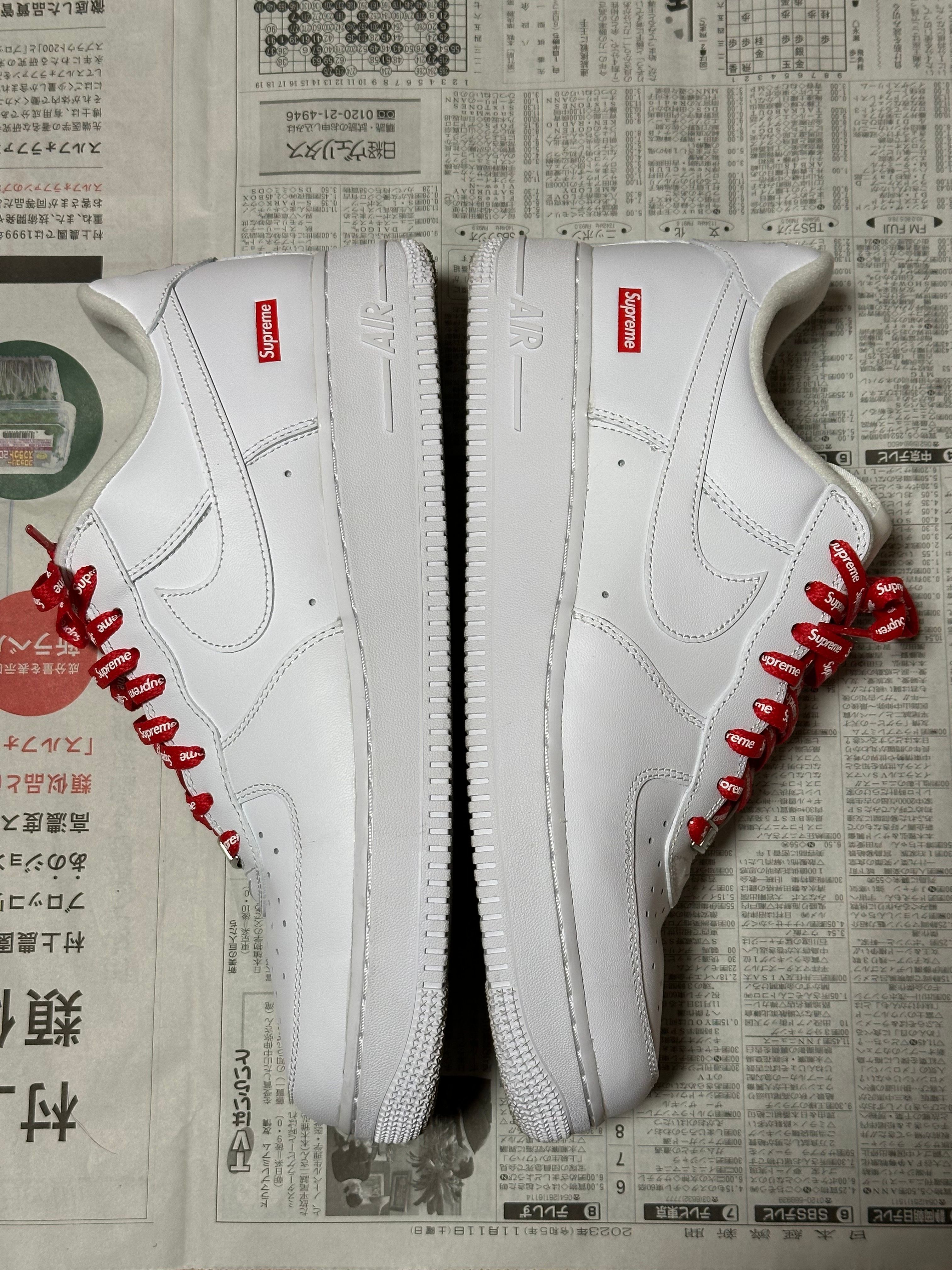 Supreme × Nike Air Force 1 Low "White"
