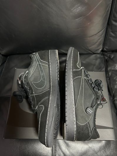 Travis Scott × Nike Air Jordan 1 Low OG SP "Black Phantom"