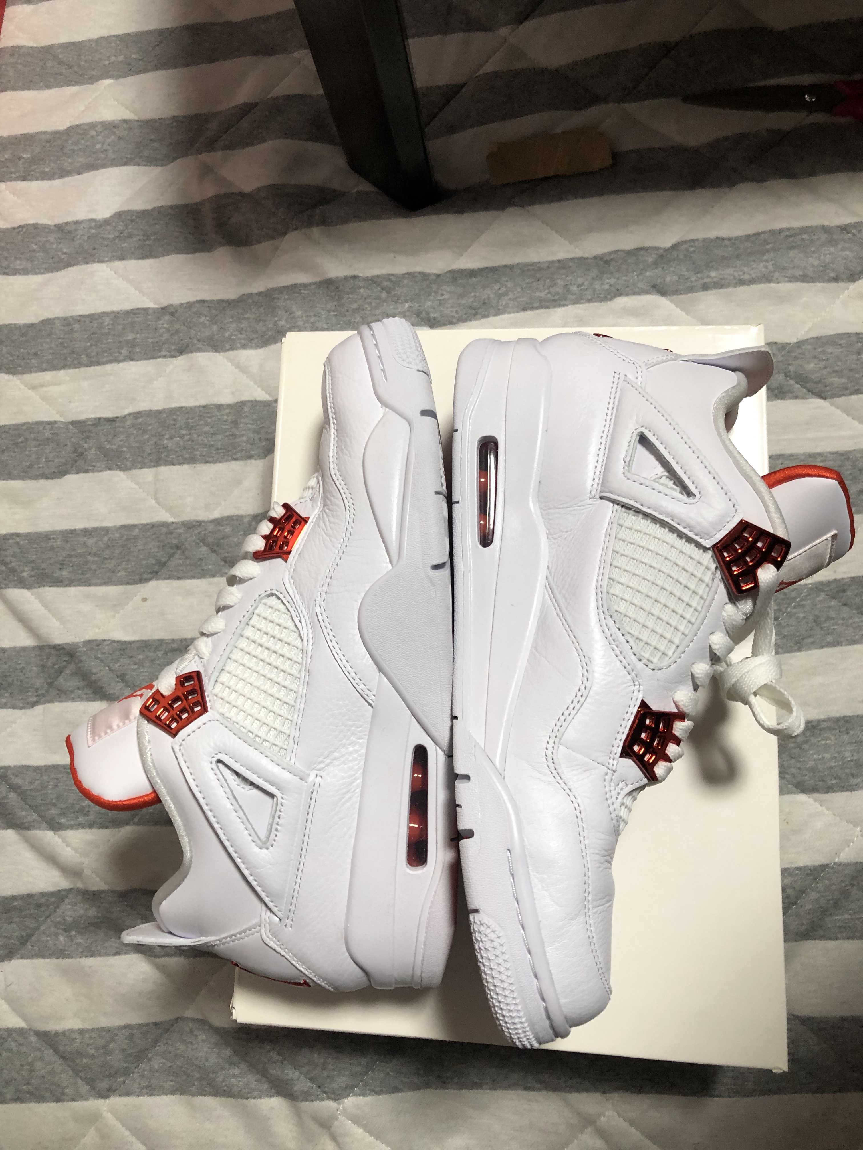 Nike Air Jordan 4 Retro "White/Team Orange"