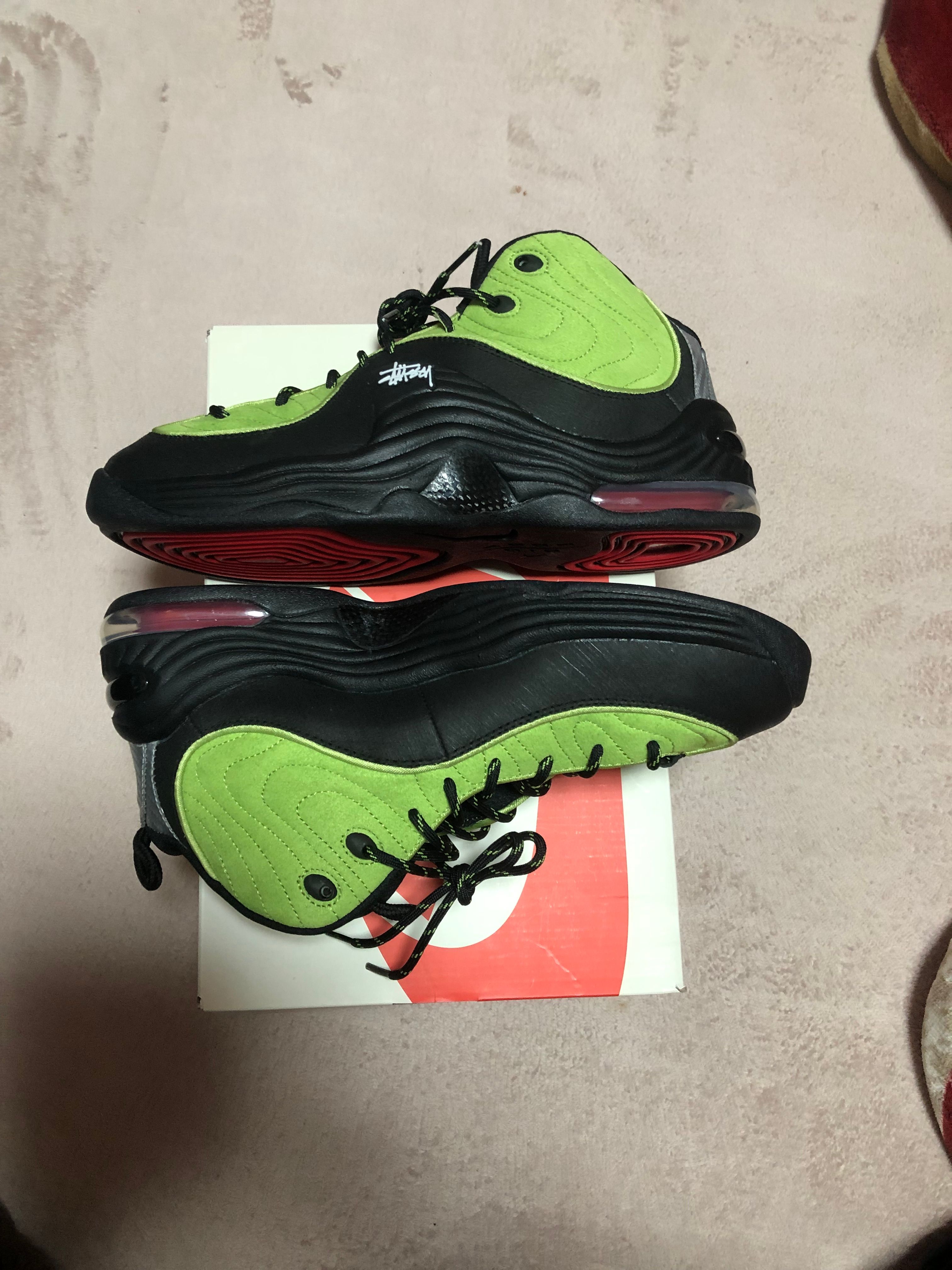 Stussy × Nike Air Penny 2 "Black/Green"