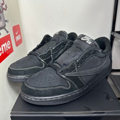 Travis Scott × Nike Air Jordan 1 Low OG SP "Black Phantom"