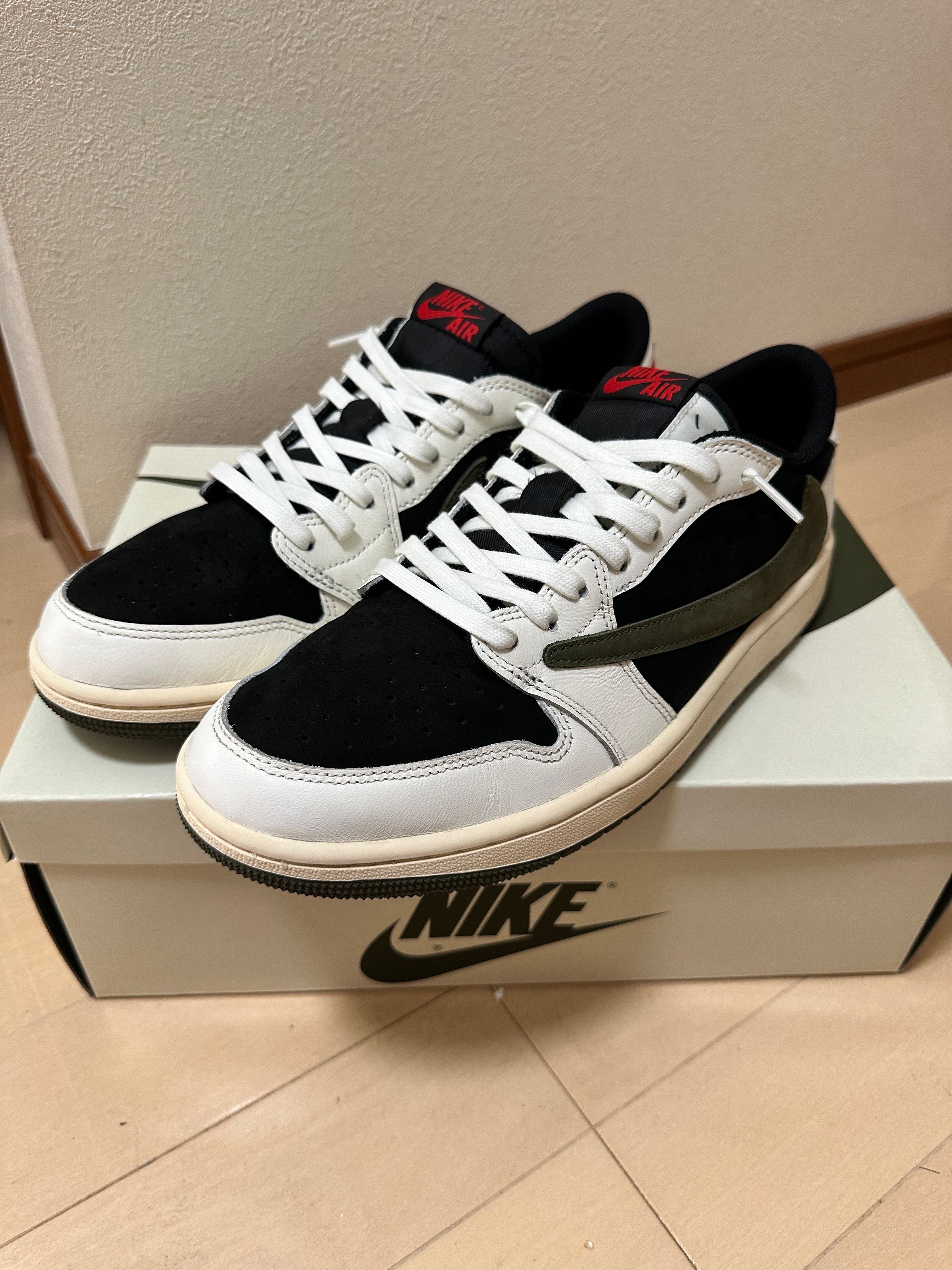 Travis Scott × Nike Women's Air Jordan 1 Low OG "Medium Olive"