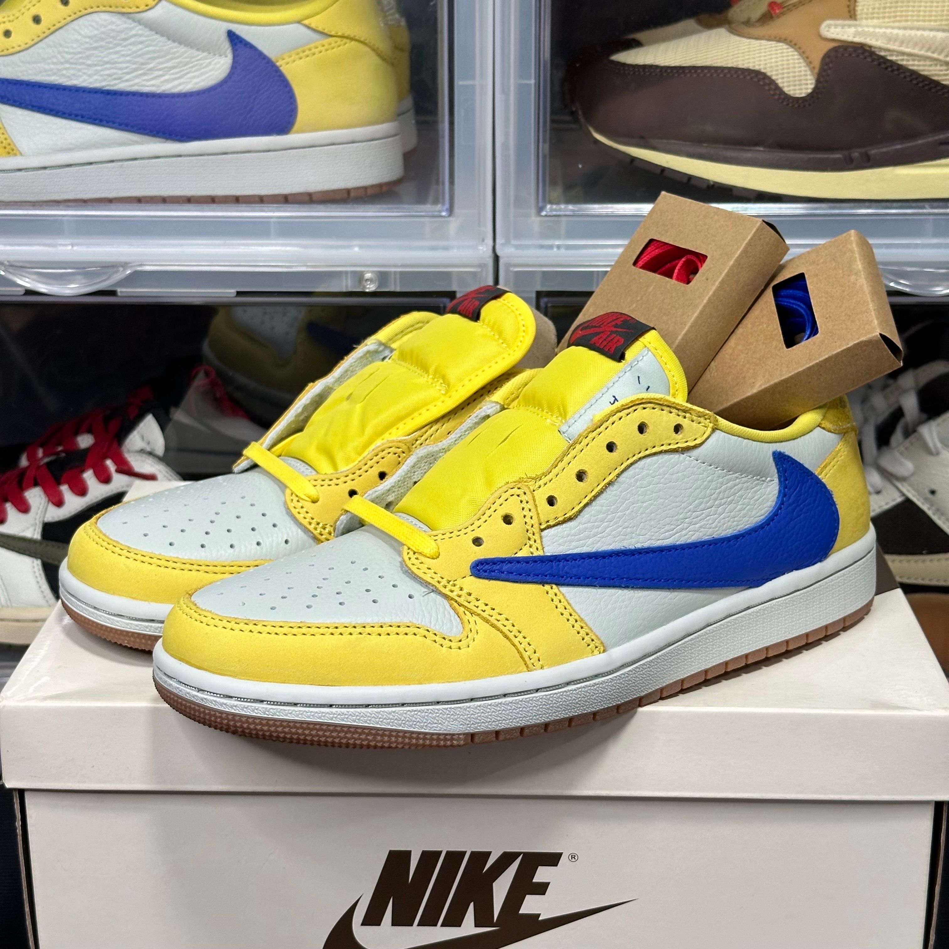 Travis Scott × Nike Women's Air Jordan 1 Retro Low OG "Canary"
