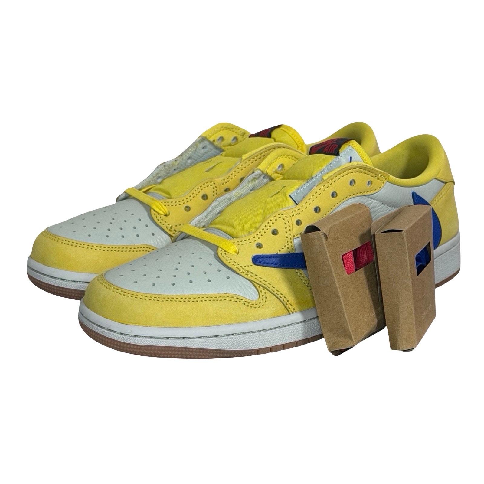 Travis Scott × Nike Women's Air Jordan 1 Retro Low OG "Canary"