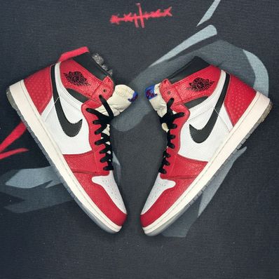 Spiderman × Nike Air Jordan 1 Origin Story "Gym Red/White/Photo Blue/Black"