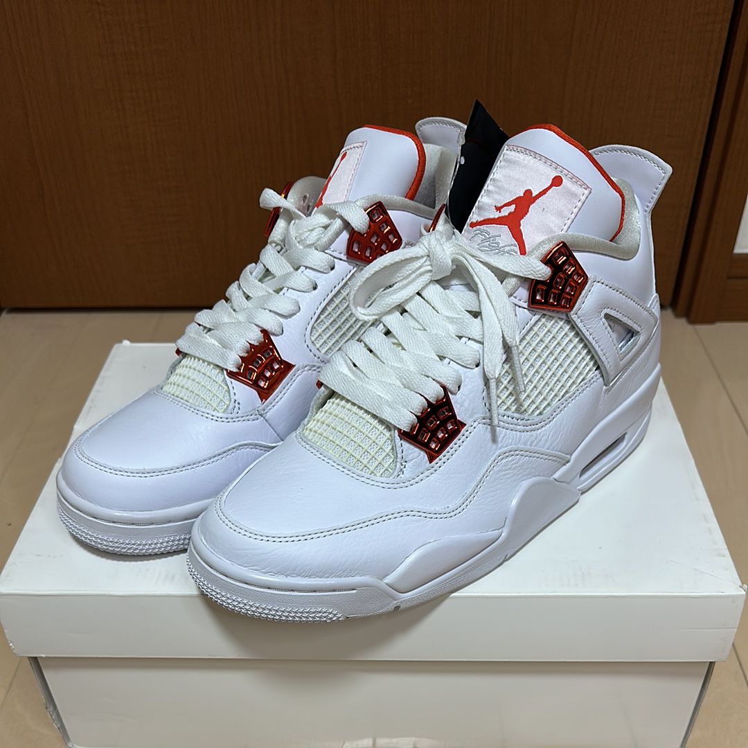Nike Air Jordan 4 Retro "White/Team Orange"