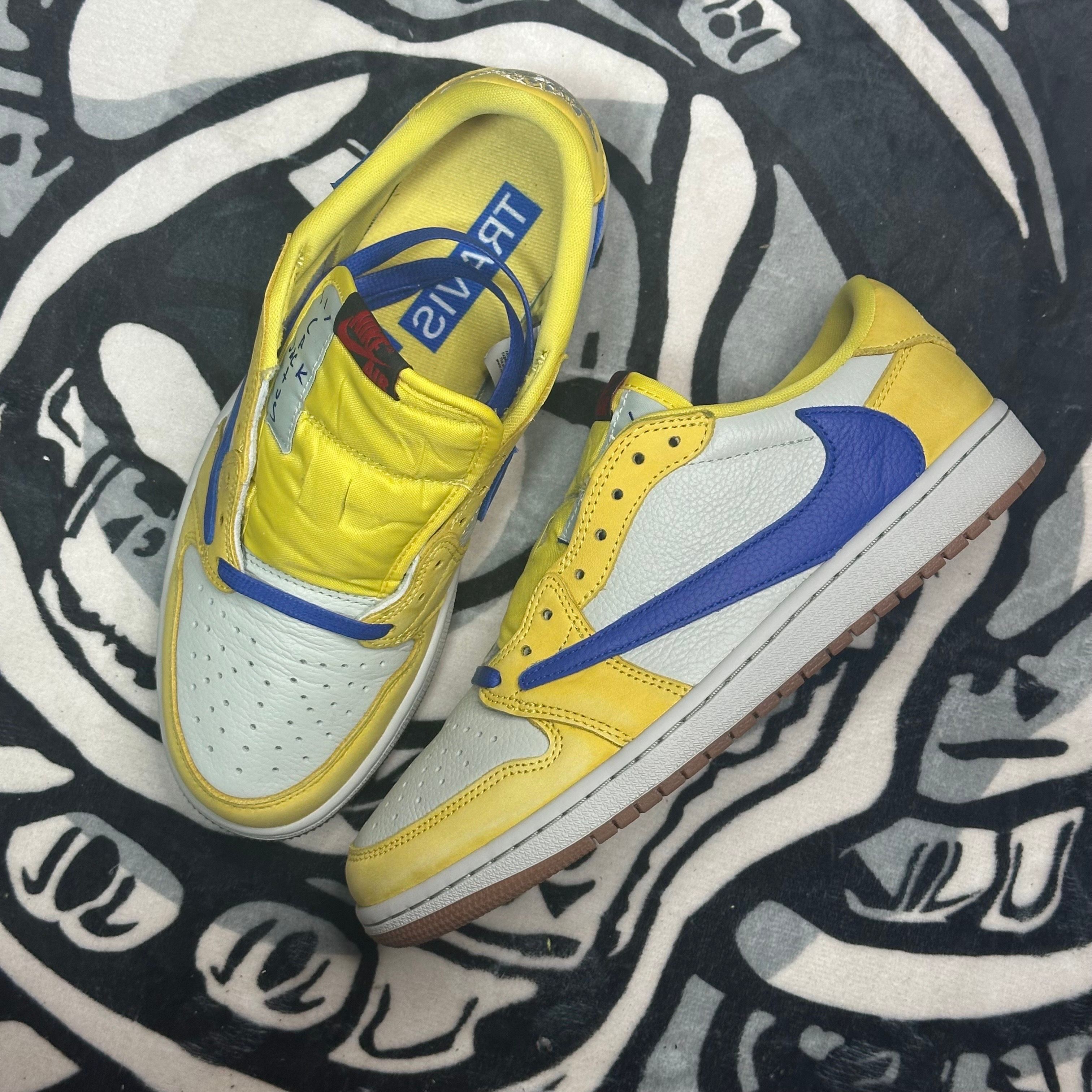 Travis Scott × Nike Women's Air Jordan 1 Retro Low OG "Canary"