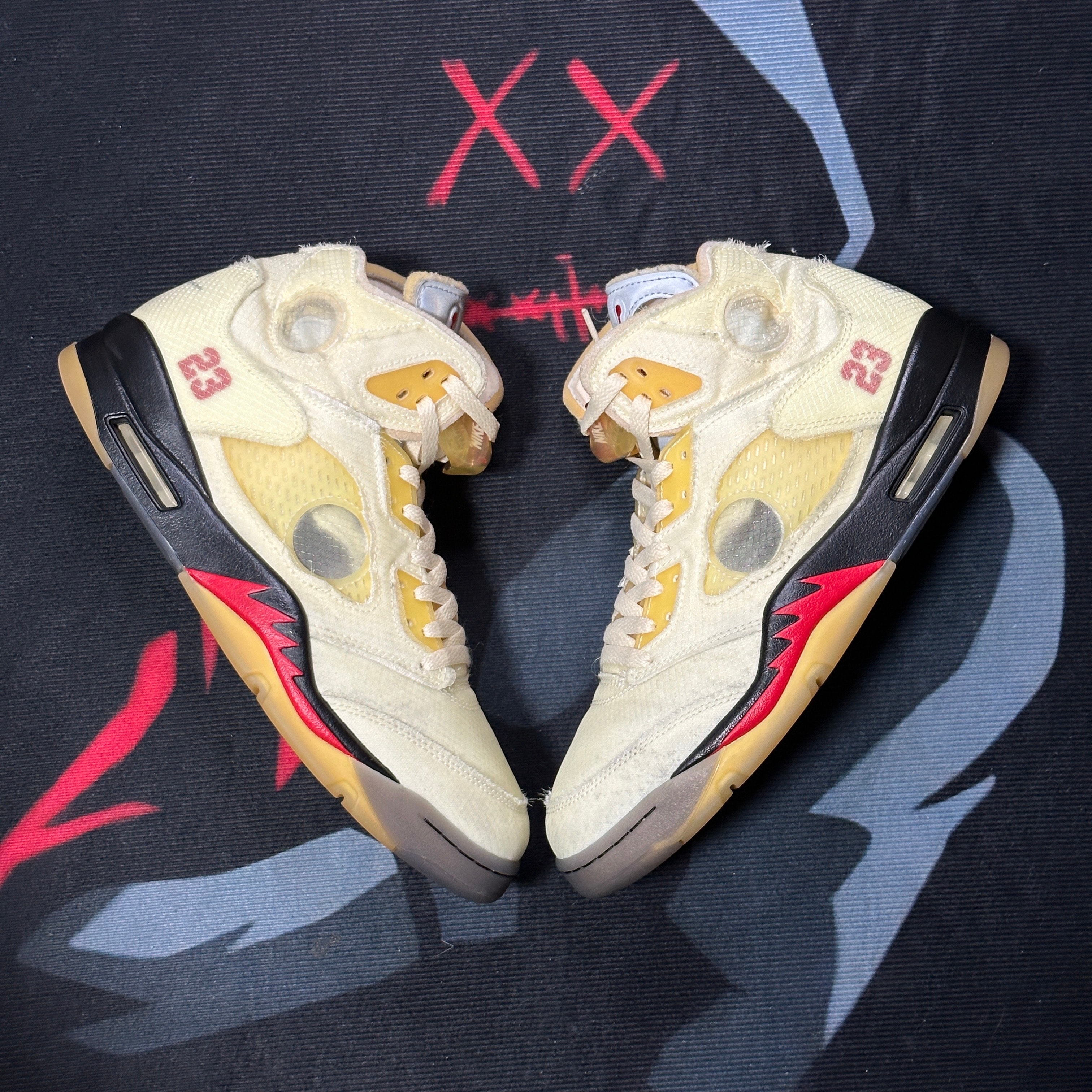 Off-White × Nike Air Jordan 5 "Sail"