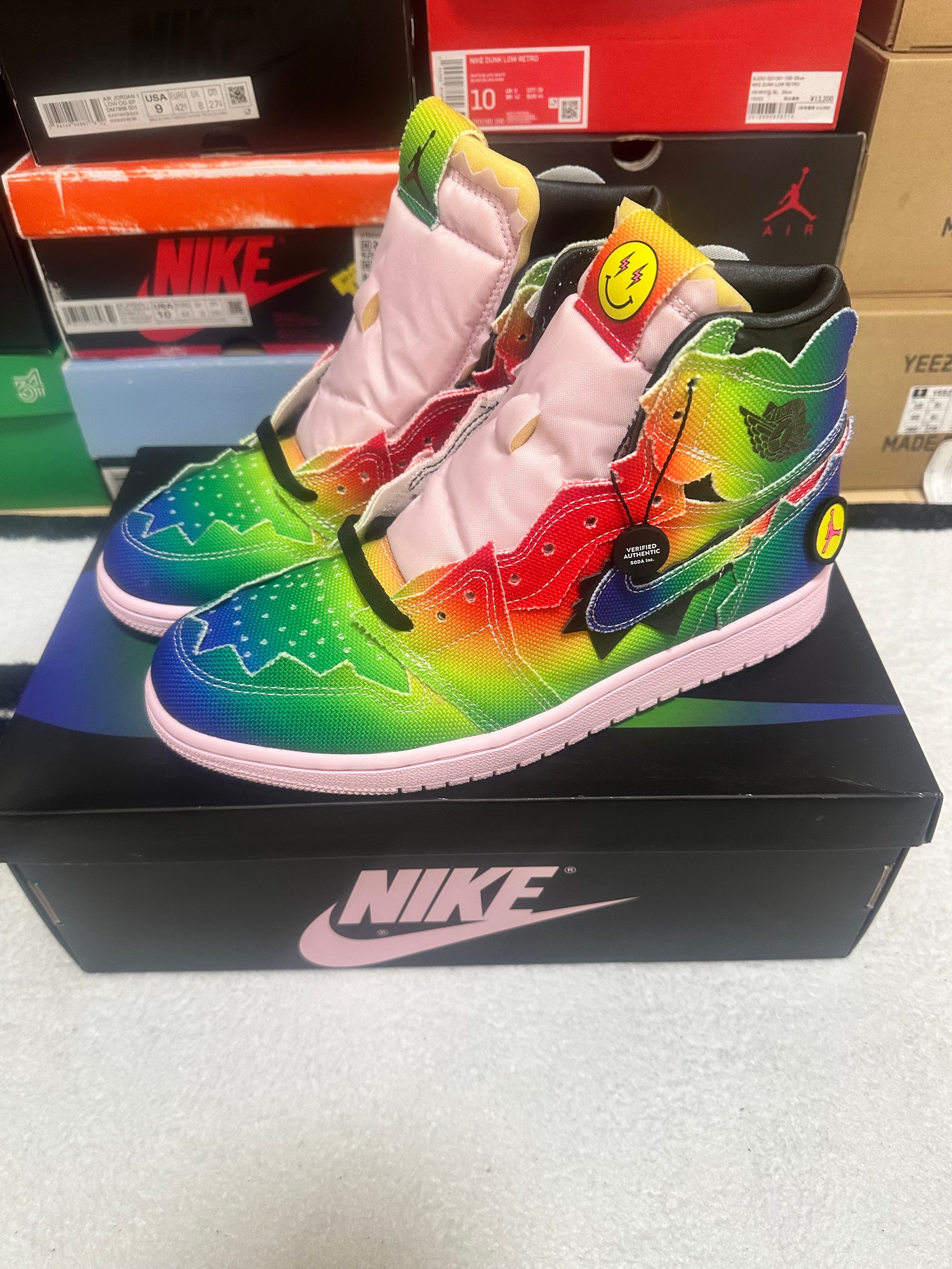 J Balvin × Nike Air Jordan 1 High OG "Rainbow"