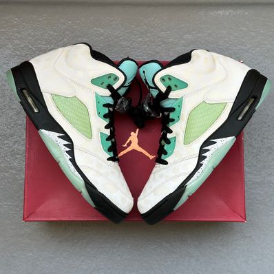 Nike Air Jordan 5 "White/Black/Island Green"