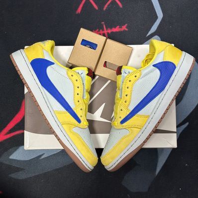 Travis Scott × Nike Women's Air Jordan 1 Retro Low OG "Canary"