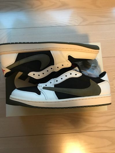 Travis Scott × Nike Women's Air Jordan 1 Low OG "Medium Olive"