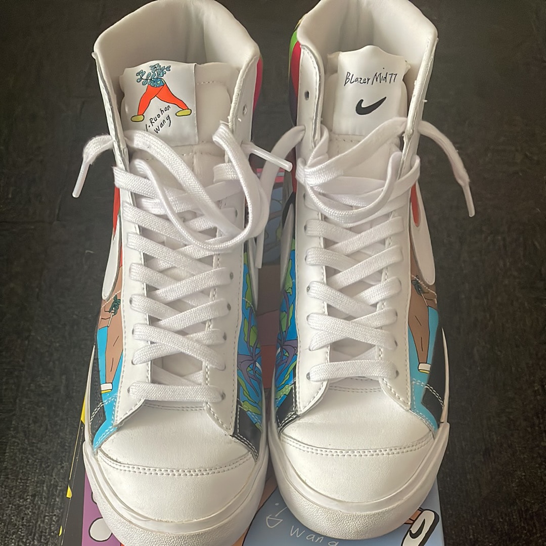 RUOHAN WANG × NIKE BLAZER MID FLYLEATHER