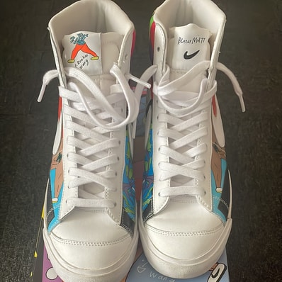 RUOHAN WANG × NIKE BLAZER MID FLYLEATHER