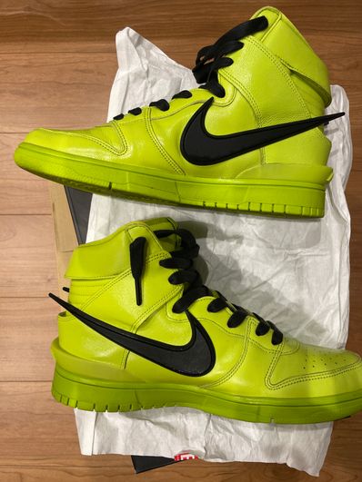 AMBUSH × NIKE DUNK HIGH "FLASH LIME"