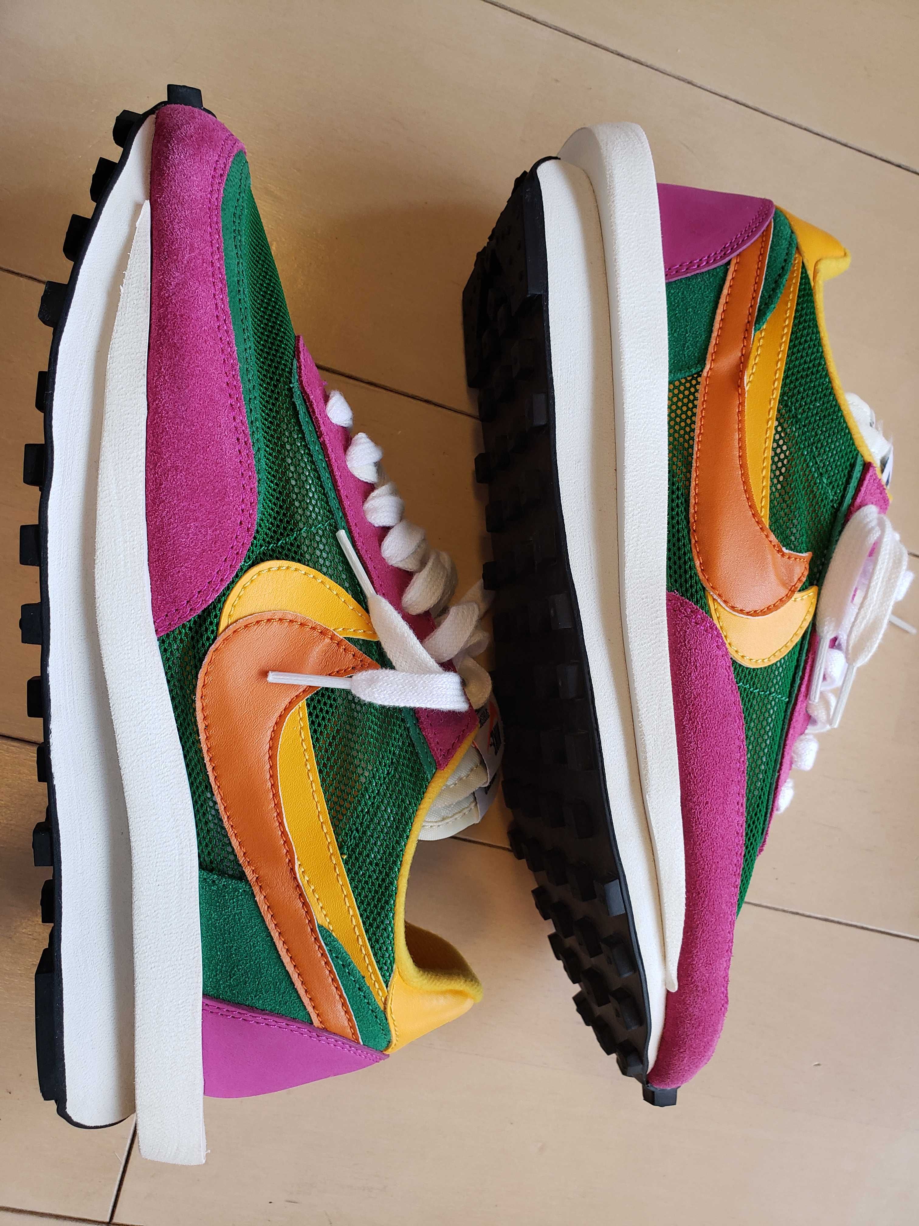 sacai × NIKE LDV WAFFLE "PINE GREEN"