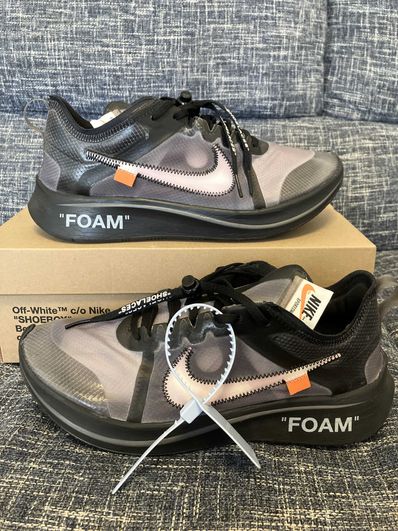 Off-White × Nike Zoom Fly "Black"